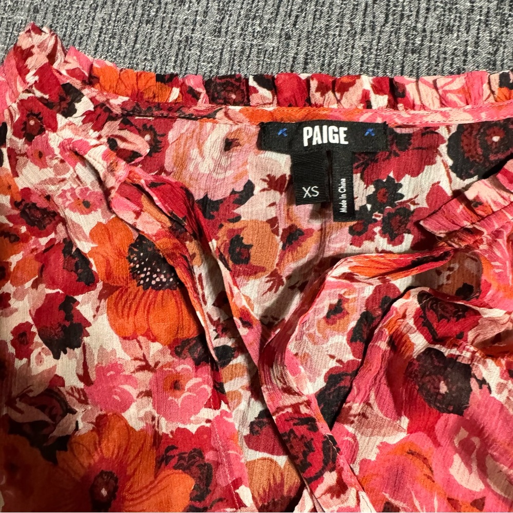 Paige Dandelion Silk Blouse - Picture 8 of 16